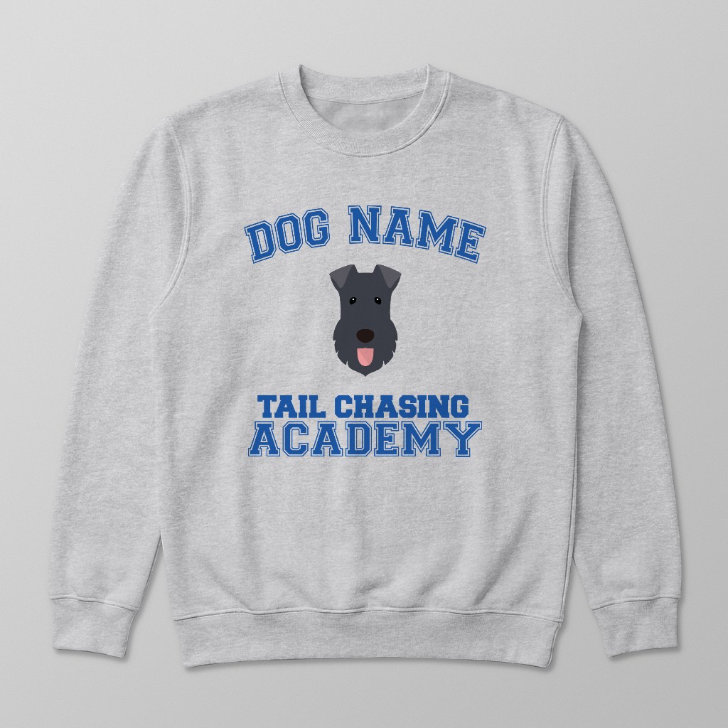Tail Chasing Academy: Personalized {breedFullName} Sweatshirt
