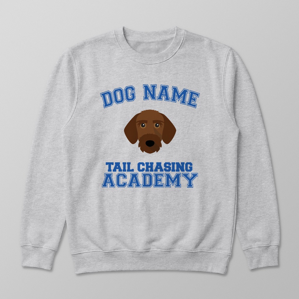 Tail Chasing Academy: Personalized {breedFullName} Sweatshirt