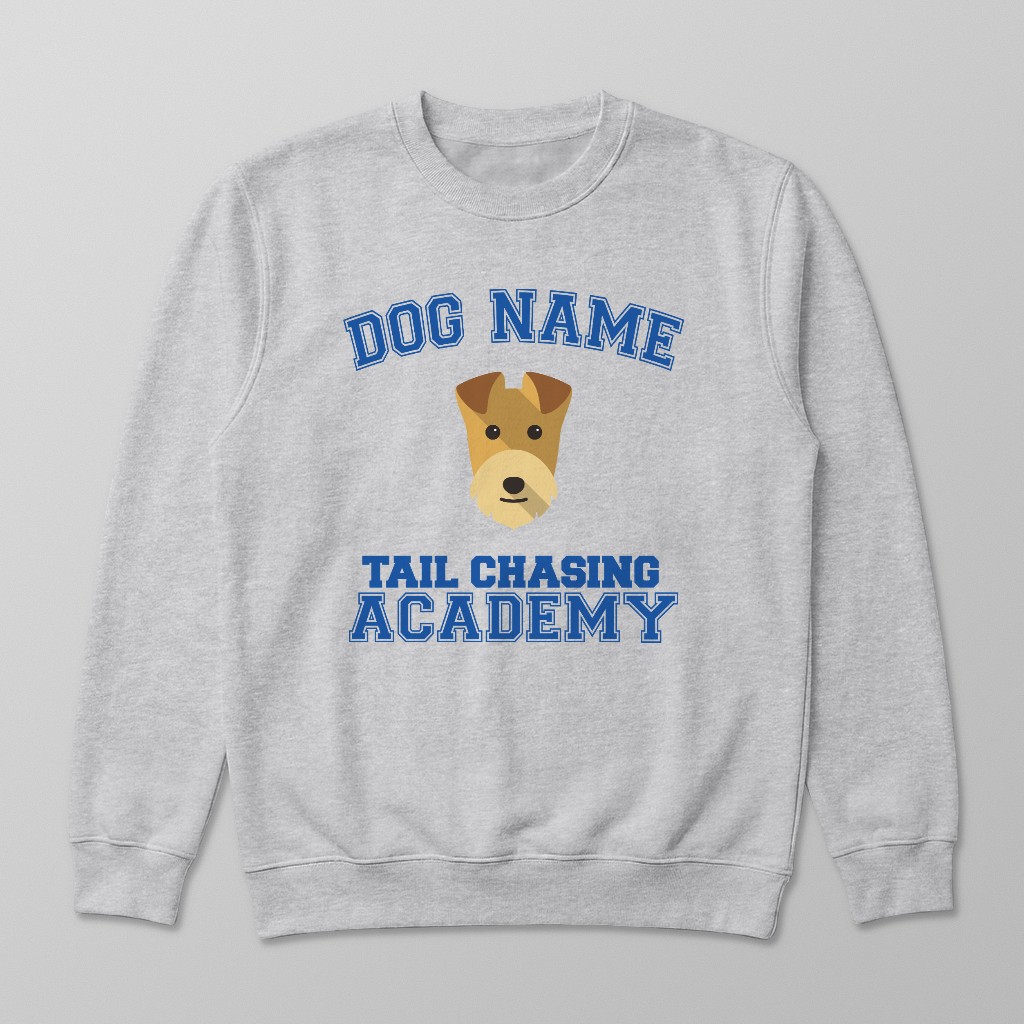 Tail Chasing Academy: Personalized {breedFullName} Sweatshirt