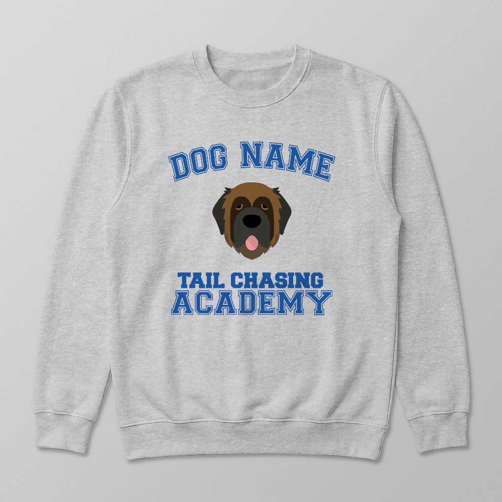 Tail Chasing Academy: Personalized {breedFullName} Sweatshirt
