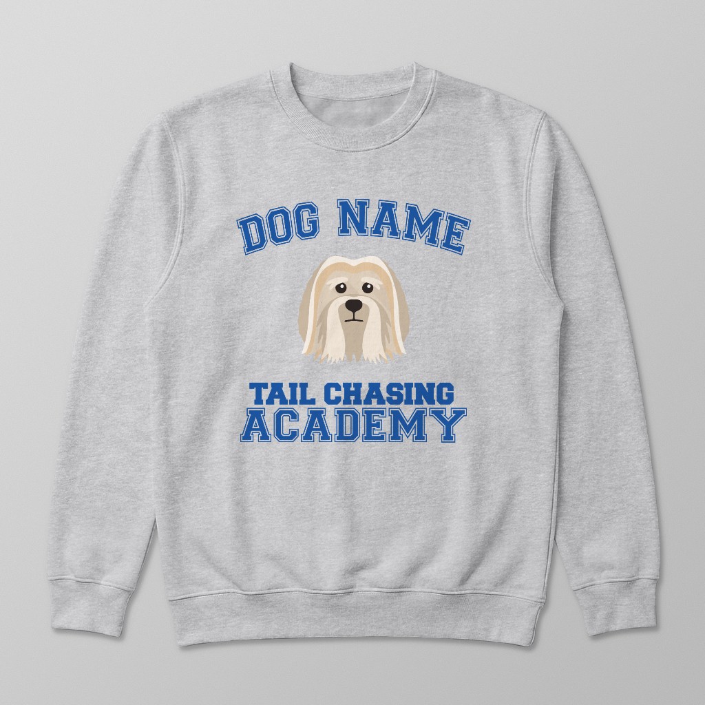 Tail Chasing Academy: Personalized {breedFullName} Sweatshirt