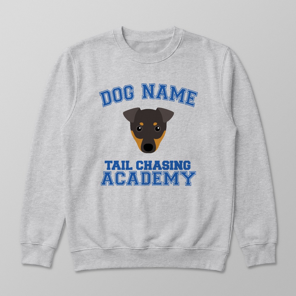 Tail Chasing Academy: Personalised {breedFullName} Sweatshirt