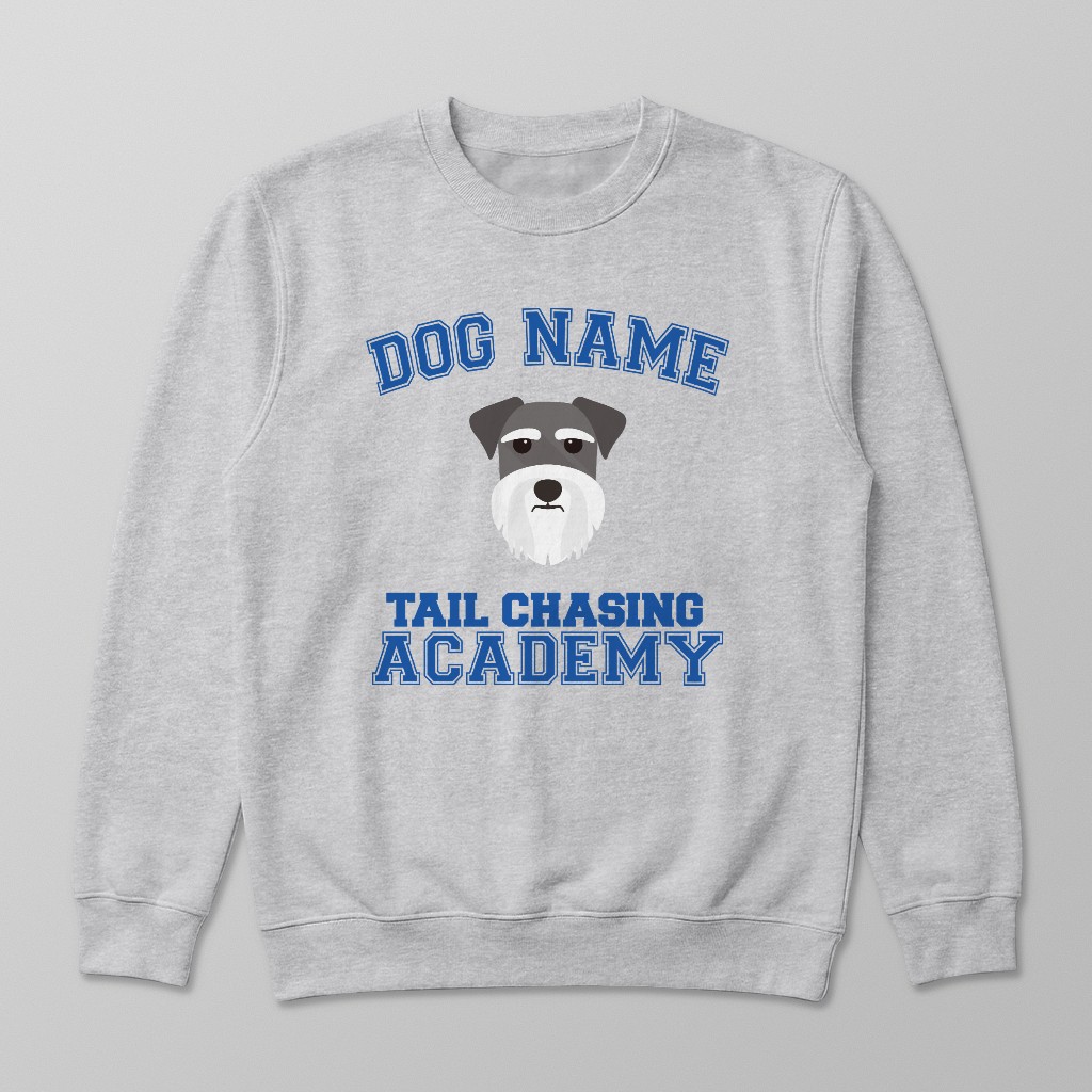 Tail Chasing Academy: Personalized {breedFullName} Sweatshirt