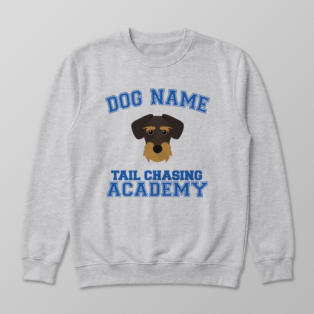 Tail Chasing Academy: Personalized {breedFullName} Sweatshirt