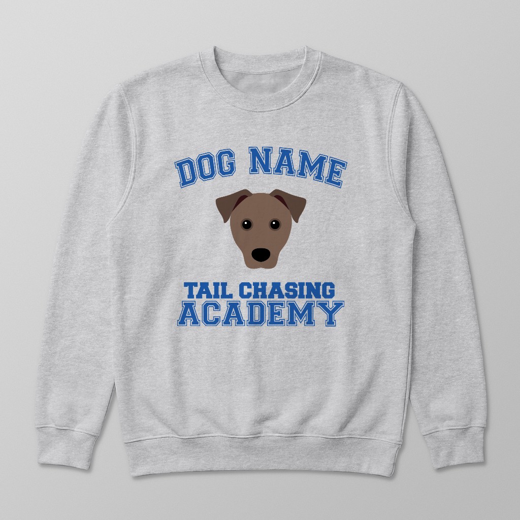 Tail Chasing Academy: Personalized {breedFullName} Sweatshirt