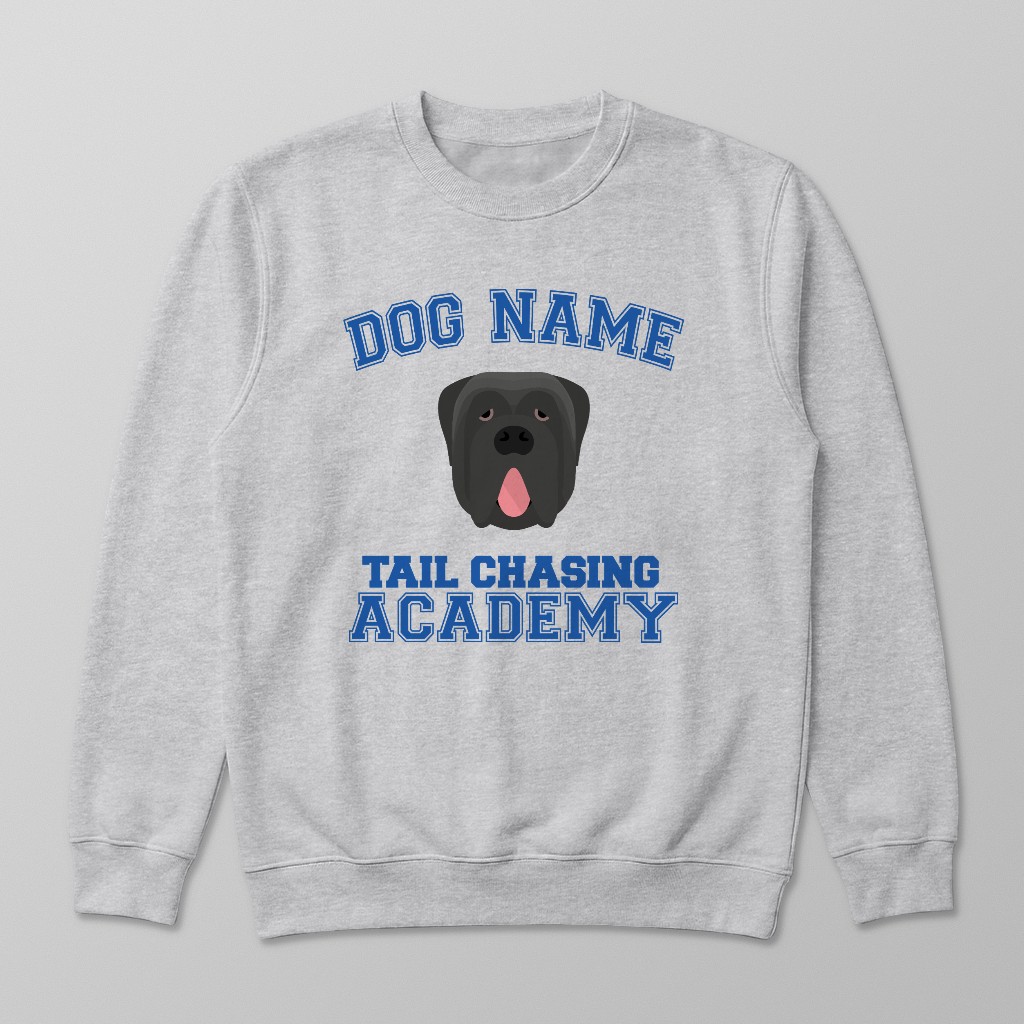 Tail Chasing Academy: Personalized {breedFullName} Sweatshirt