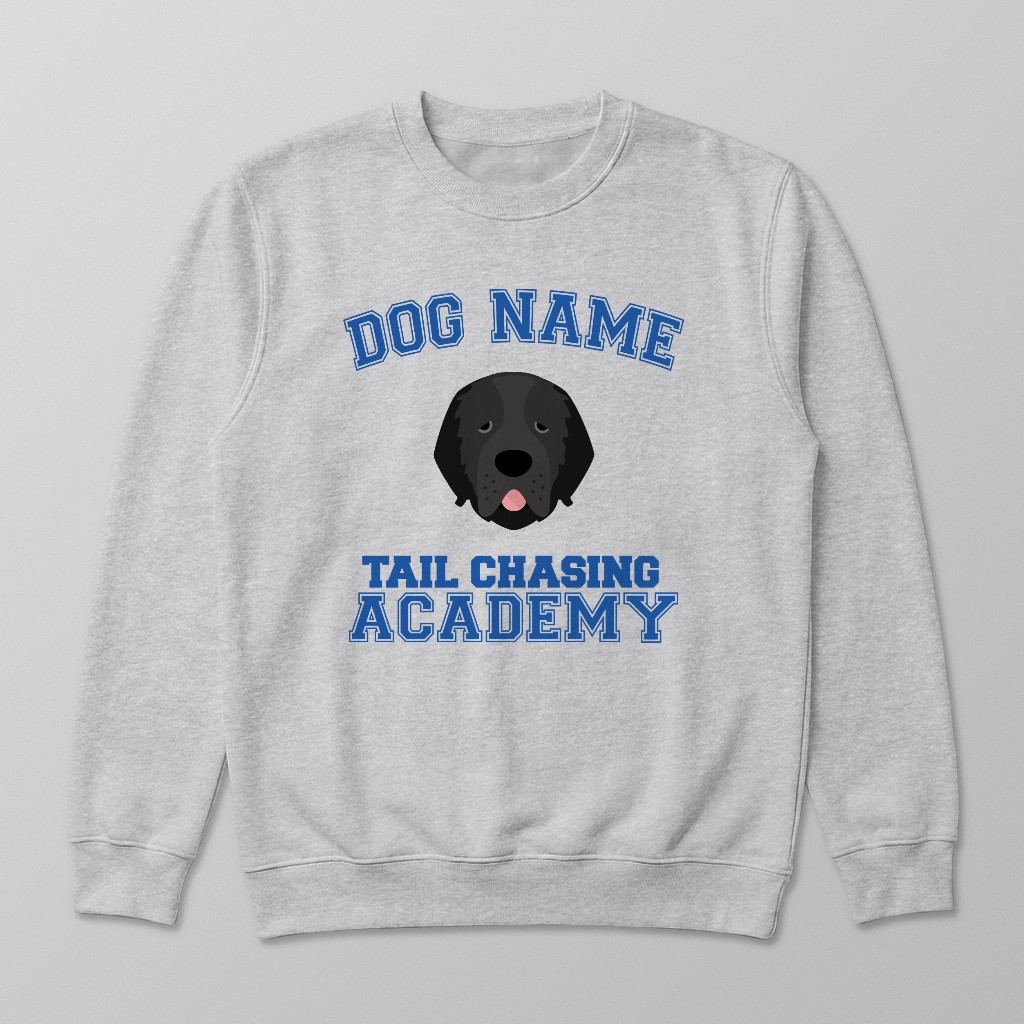 Tail Chasing Academy: Personalized {breedFullName} Sweatshirt