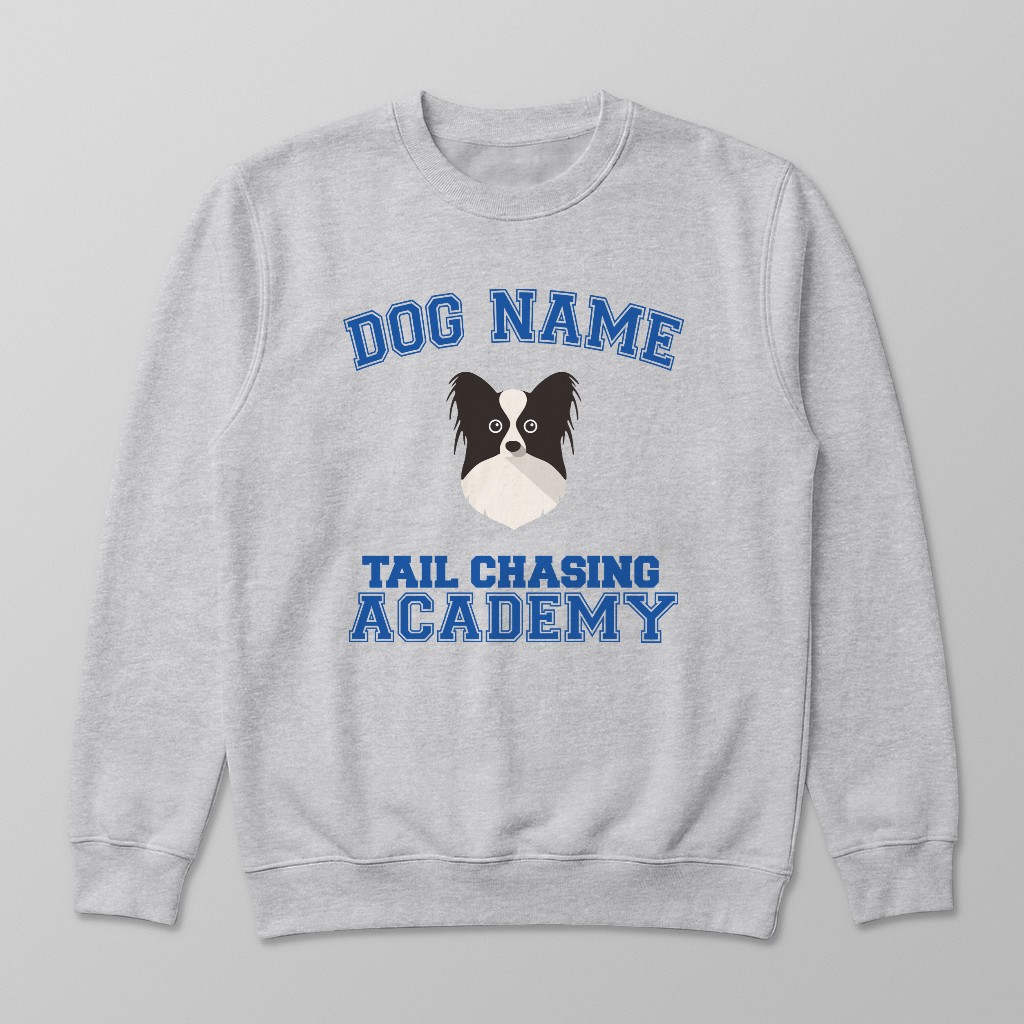 Tail Chasing Academy: Personalized {breedFullName} Sweatshirt