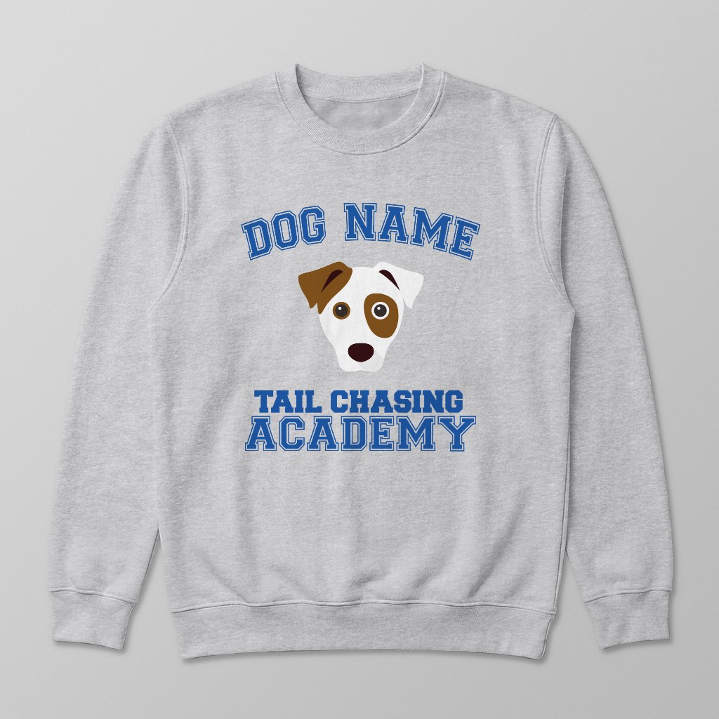 Tail Chasing Academy: Personalized {breedFullName} Sweatshirt