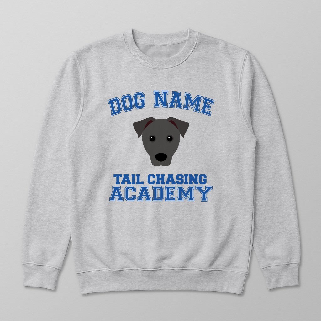 Tail Chasing Academy: Personalized {breedFullName} Sweatshirt