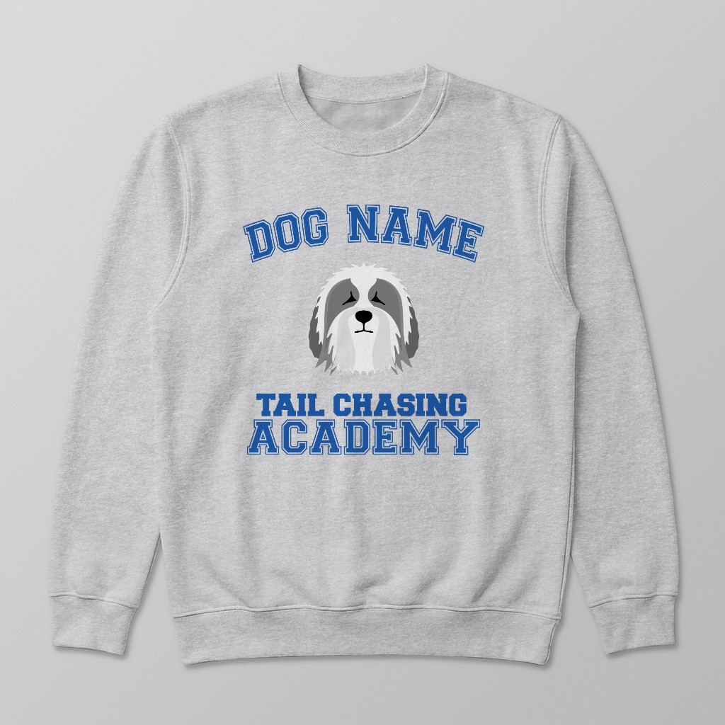 Tail Chasing Academy: Personalised {breedFullName} Sweatshirt