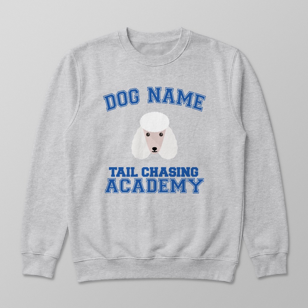 Tail Chasing Academy: Personalized {breedFullName} Sweatshirt