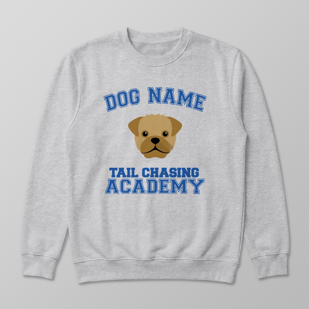 Tail Chasing Academy: Personalized {breedFullName} Sweatshirt
