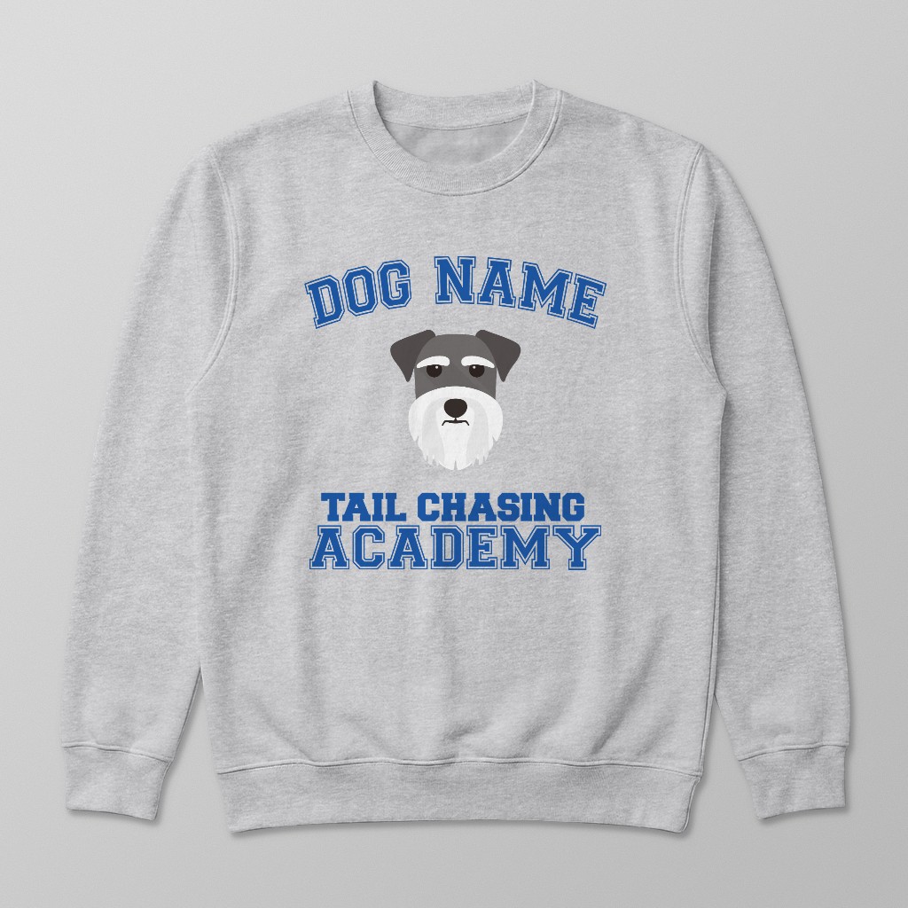 Tail Chasing Academy: Personalized {breedFullName} Sweatshirt