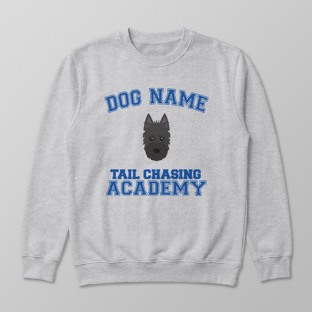 Tail Chasing Academy: Personalized {breedFullName} Sweatshirt