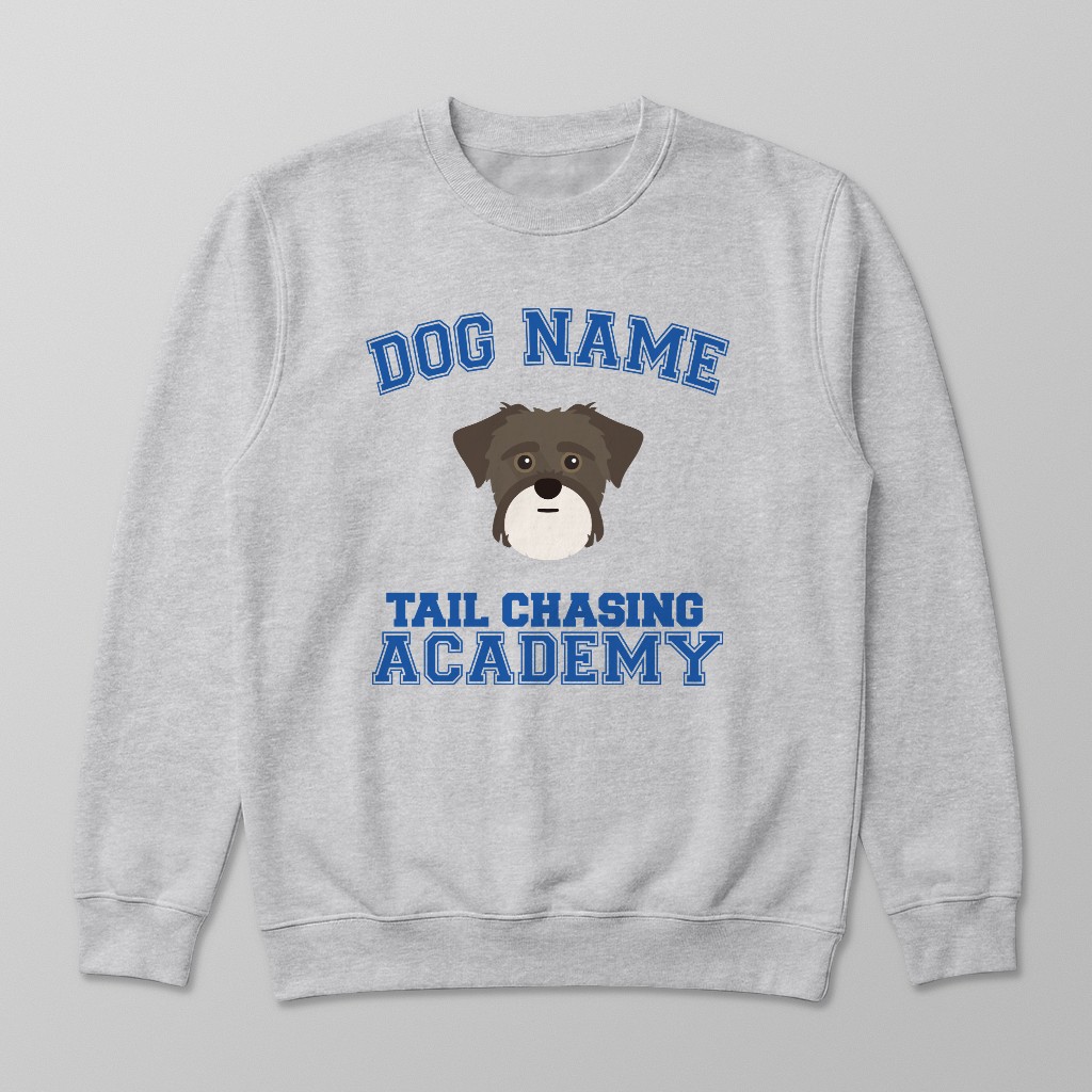 Tail Chasing Academy: Personalized {breedFullName} Sweatshirt