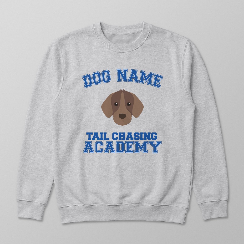 Tail Chasing Academy: Personalized {breedFullName} Sweatshirt