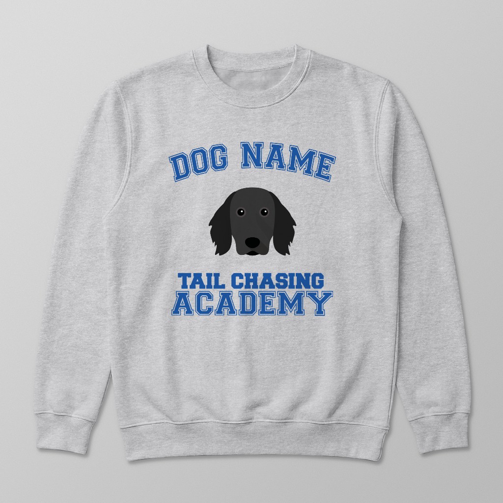 Tail Chasing Academy: Personalized {breedFullName} Sweatshirt