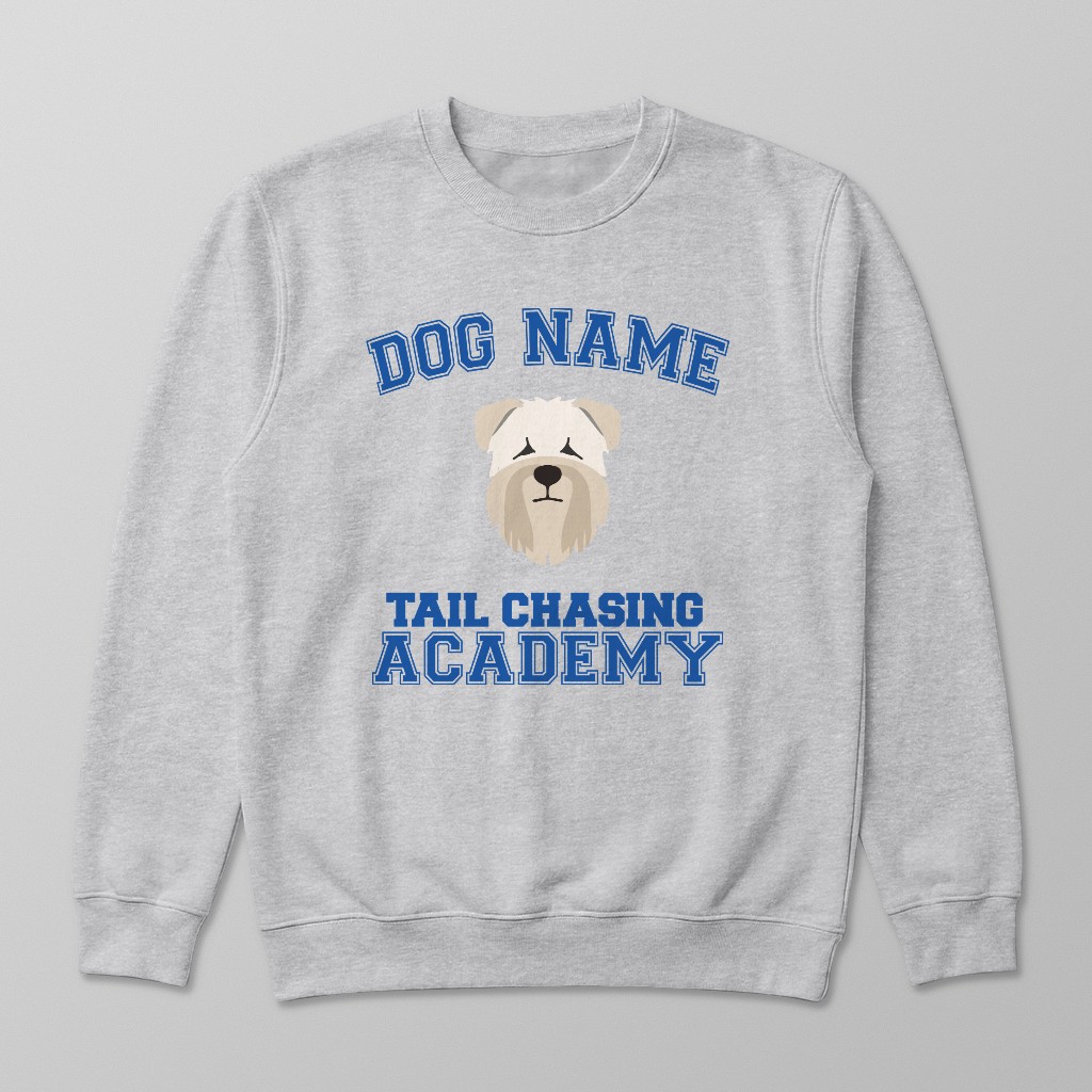 Tail Chasing Academy: Personalized {breedFullName} Sweatshirt