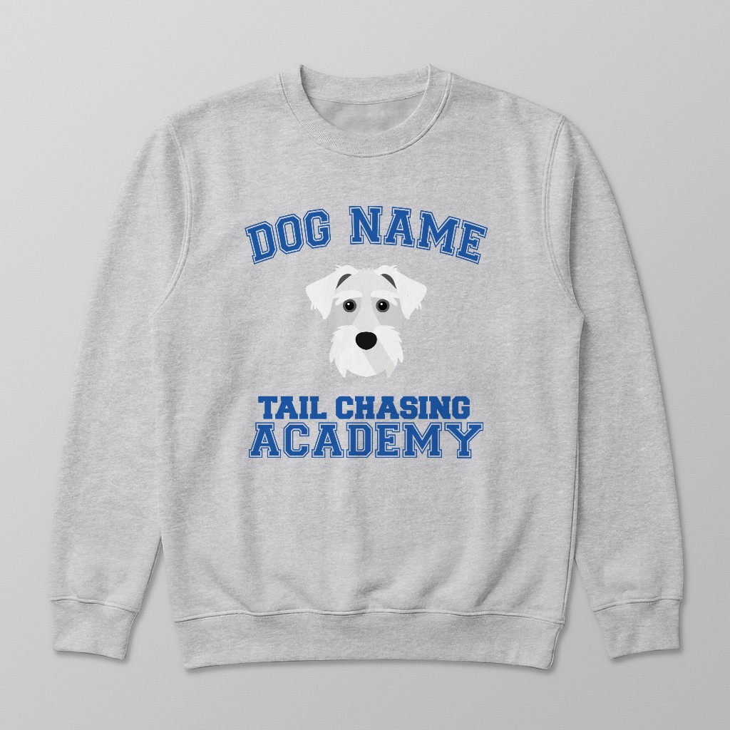 Tail Chasing Academy: Personalized {breedFullName} Sweatshirt