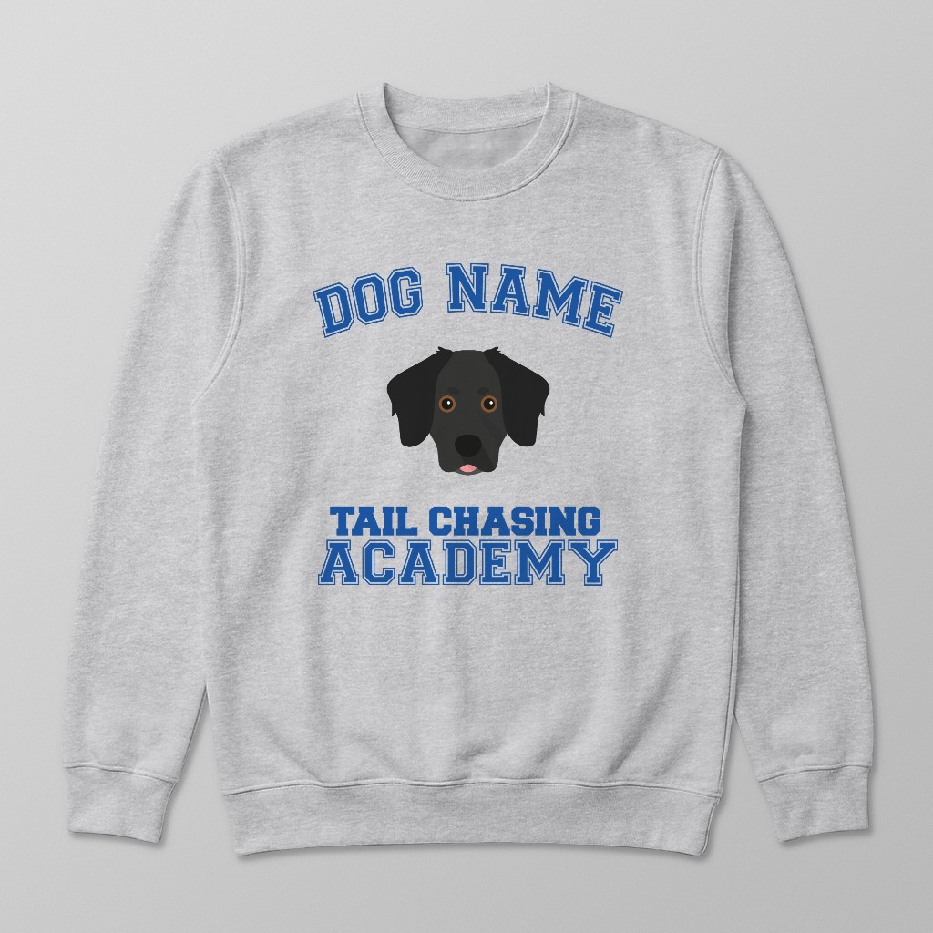 Tail Chasing Academy: Personalized {breedFullName} Sweatshirt