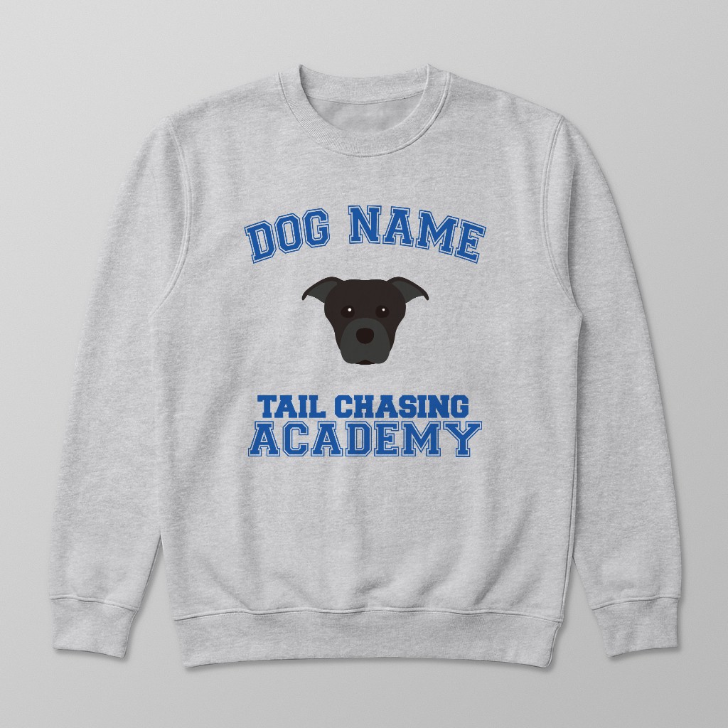 Tail Chasing Academy: Personalized {breedFullName} Sweatshirt