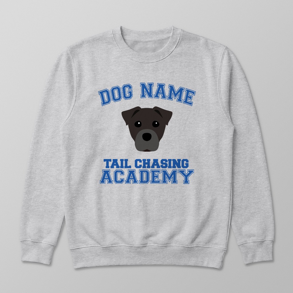 Tail Chasing Academy: Personalized {breedFullName} Sweatshirt