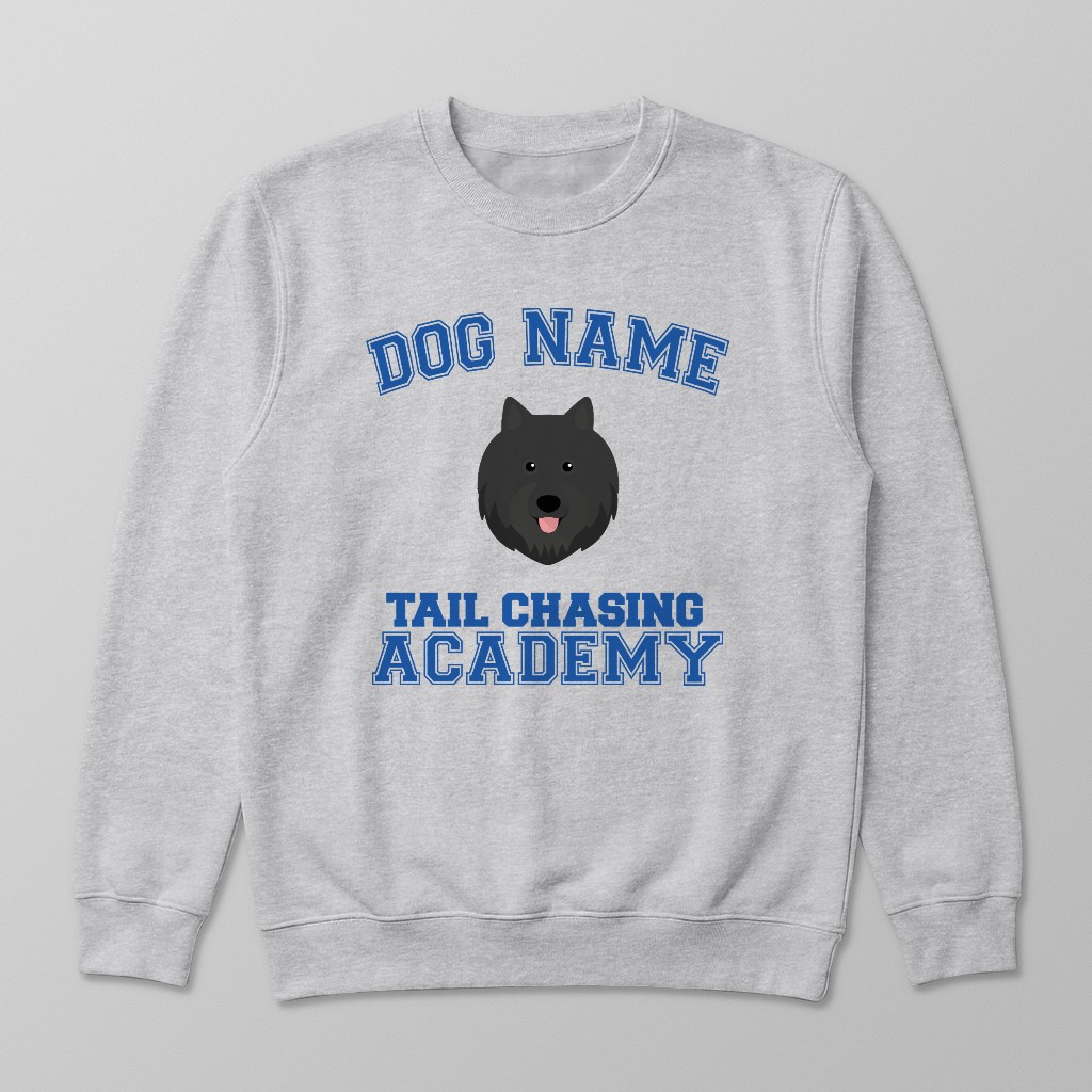 Tail Chasing Academy: Personalized {breedFullName} Sweatshirt