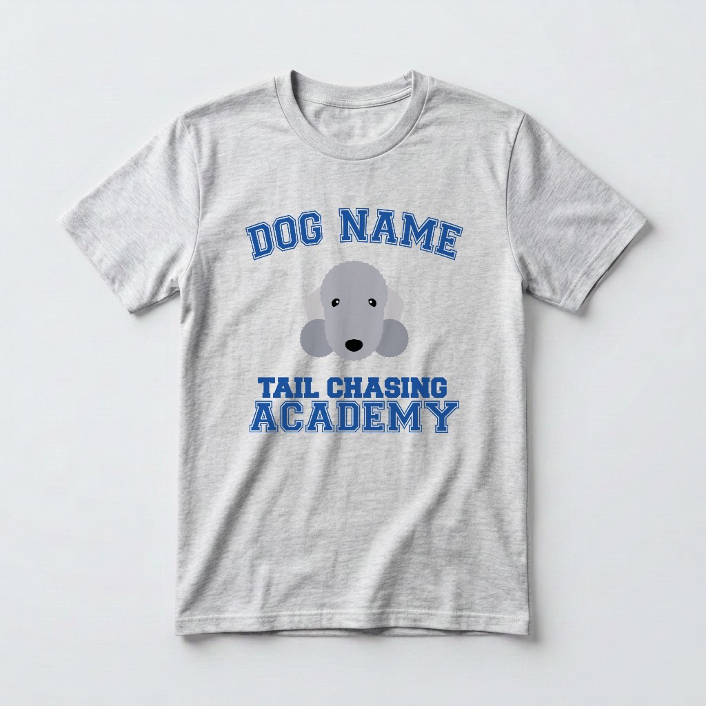 Tail Chasing Academy: Personalized {breedFullName} T-Shirt