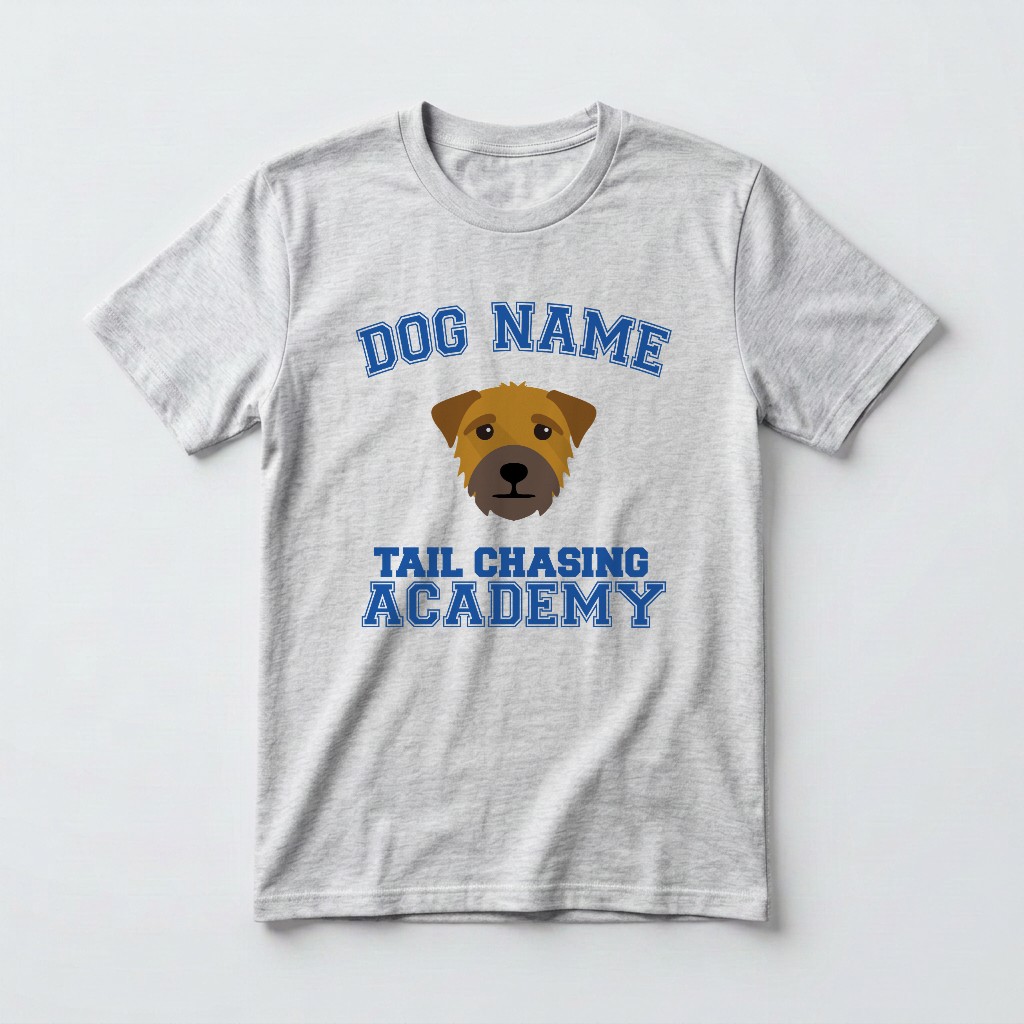 Tail Chasing Academy: Personalized {breedFullName} T-Shirt