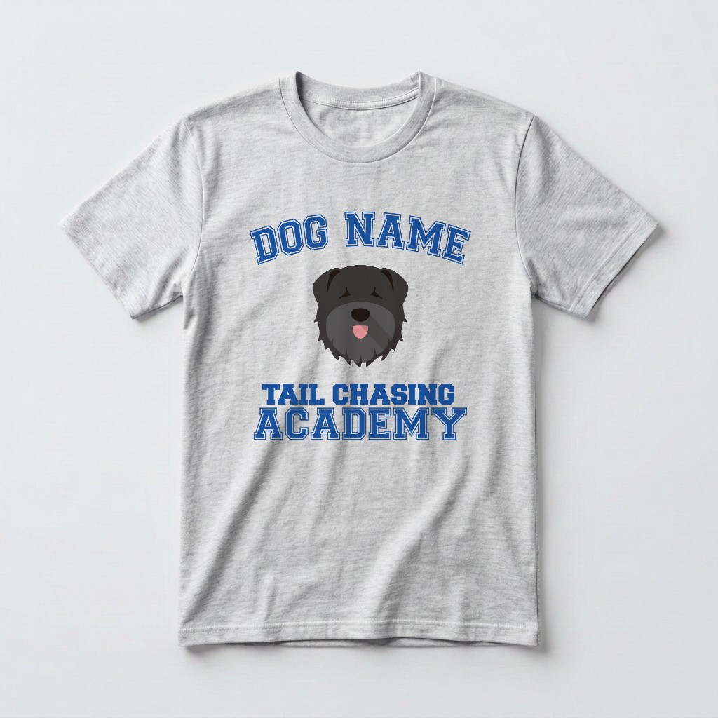 Tail Chasing Academy: Personalized {breedFullName} T-Shirt