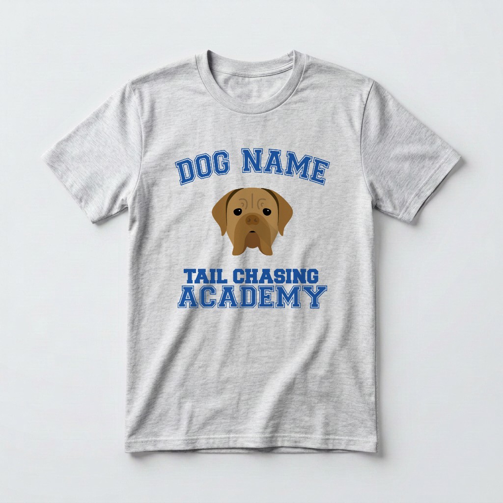 Tail Chasing Academy: Personalized {breedFullName} T-Shirt