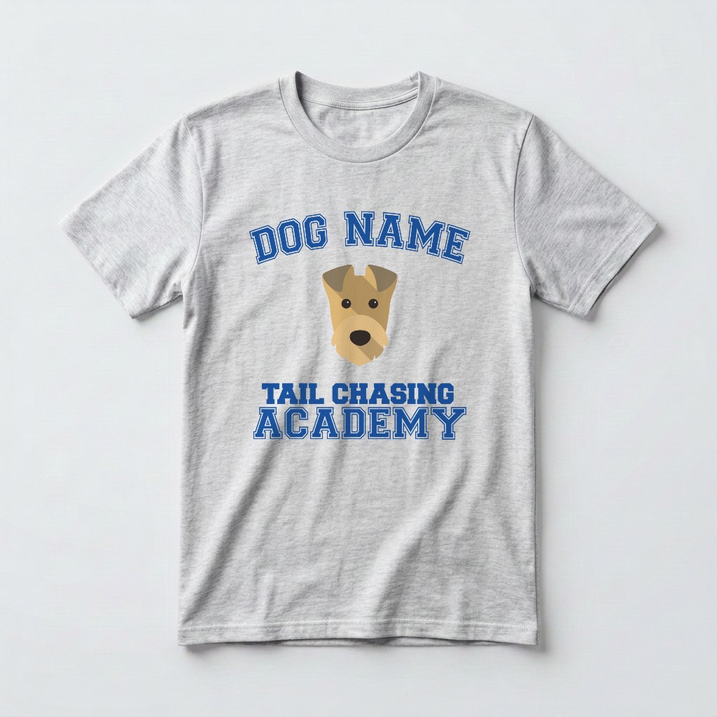 Tail Chasing Academy: Personalized {breedFullName} T-Shirt