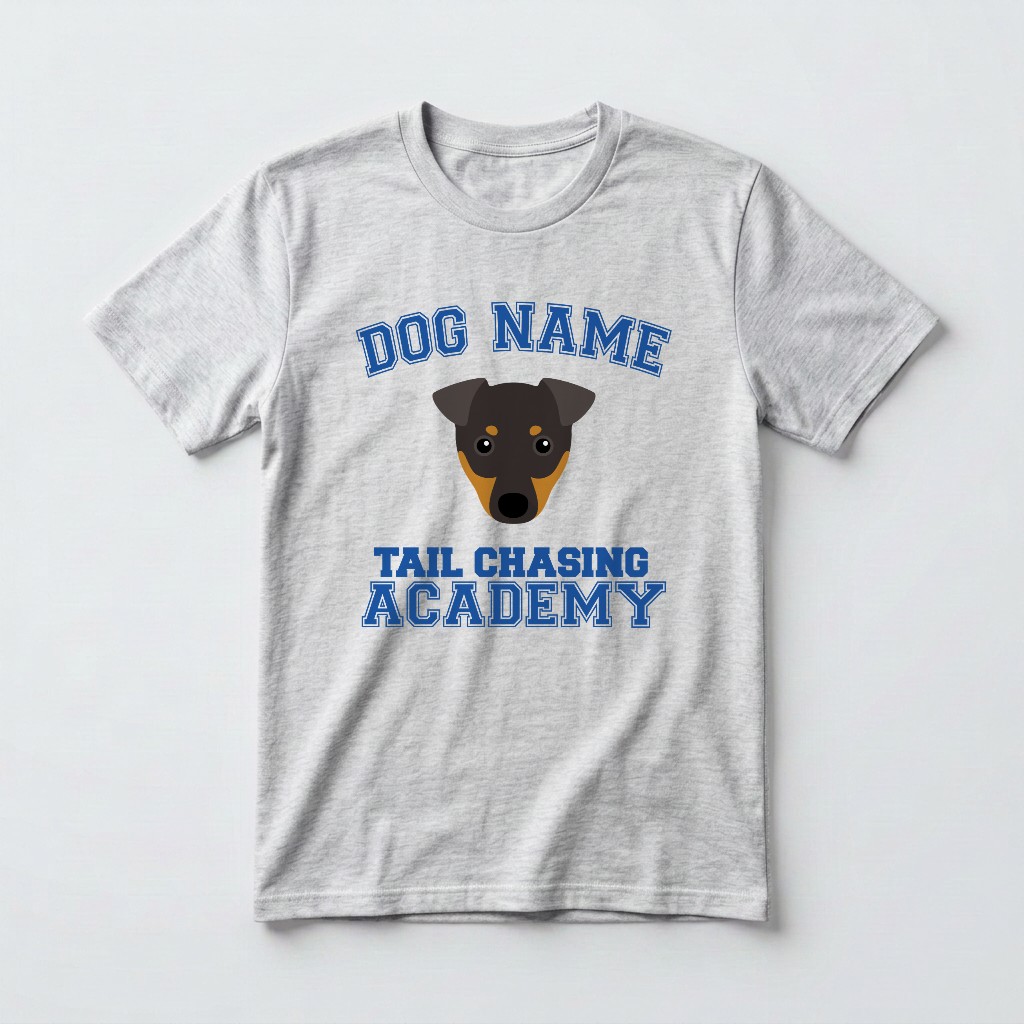 Tail Chasing Academy: Personalised {breedFullName} T-Shirt