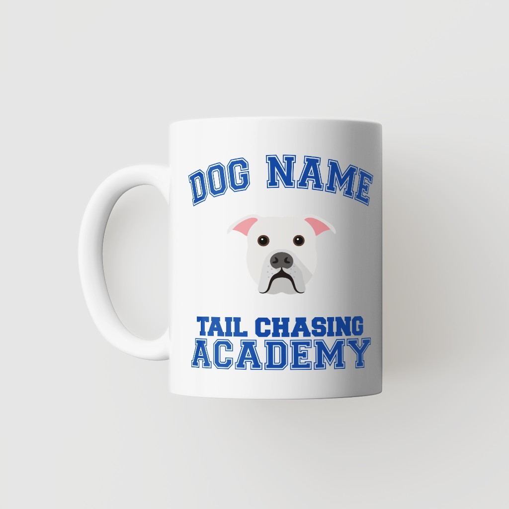 Tail Chasing Academy: Personalized {breedFullName} Mug