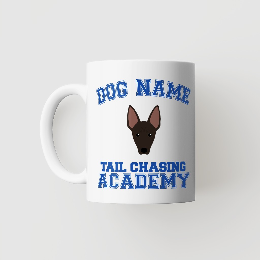Tail Chasing Academy: Personalized {breedFullName} Mug