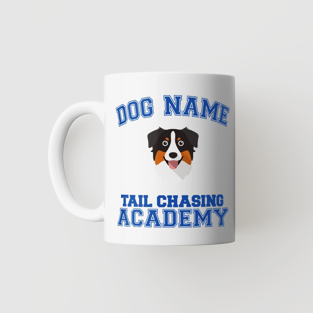 Tail Chasing Academy: Personalized {breedFullName} Mug