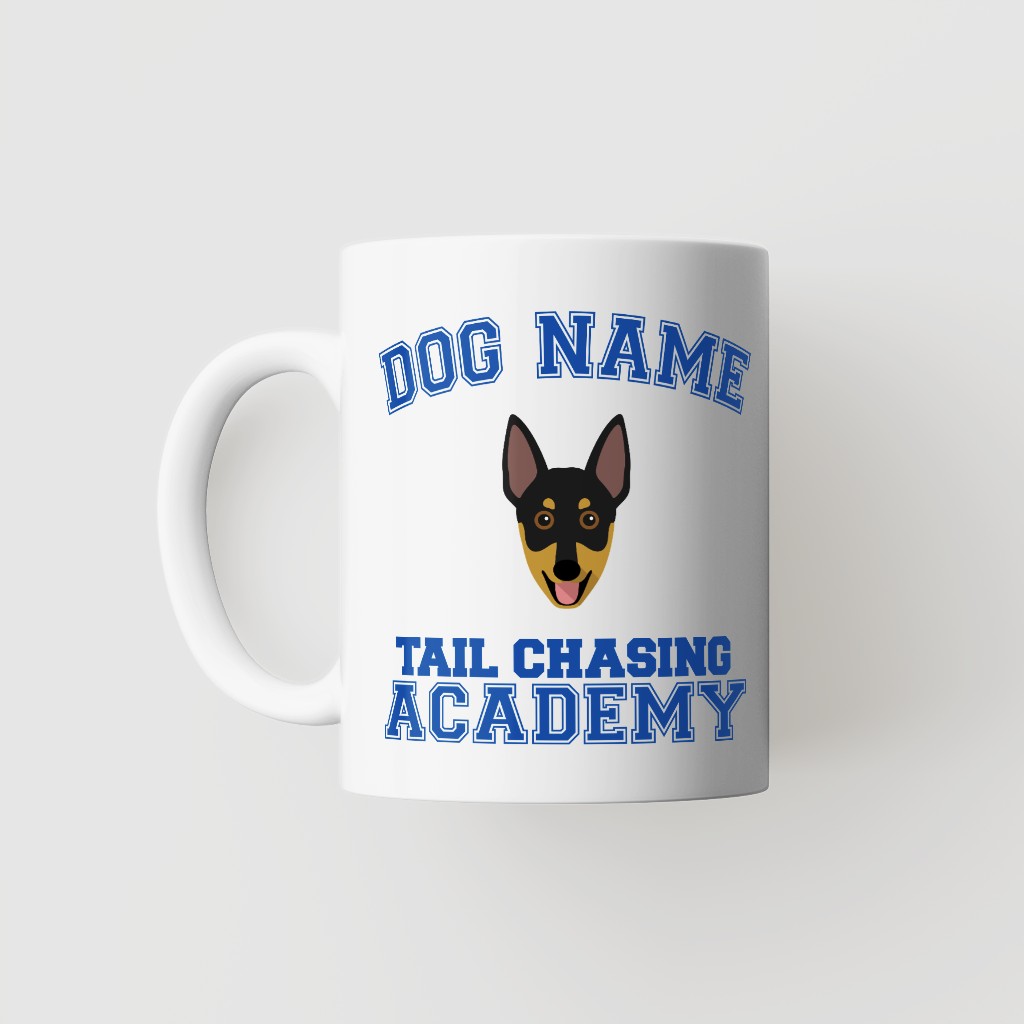 Tail Chasing Academy: Personalized {breedFullName} Mug