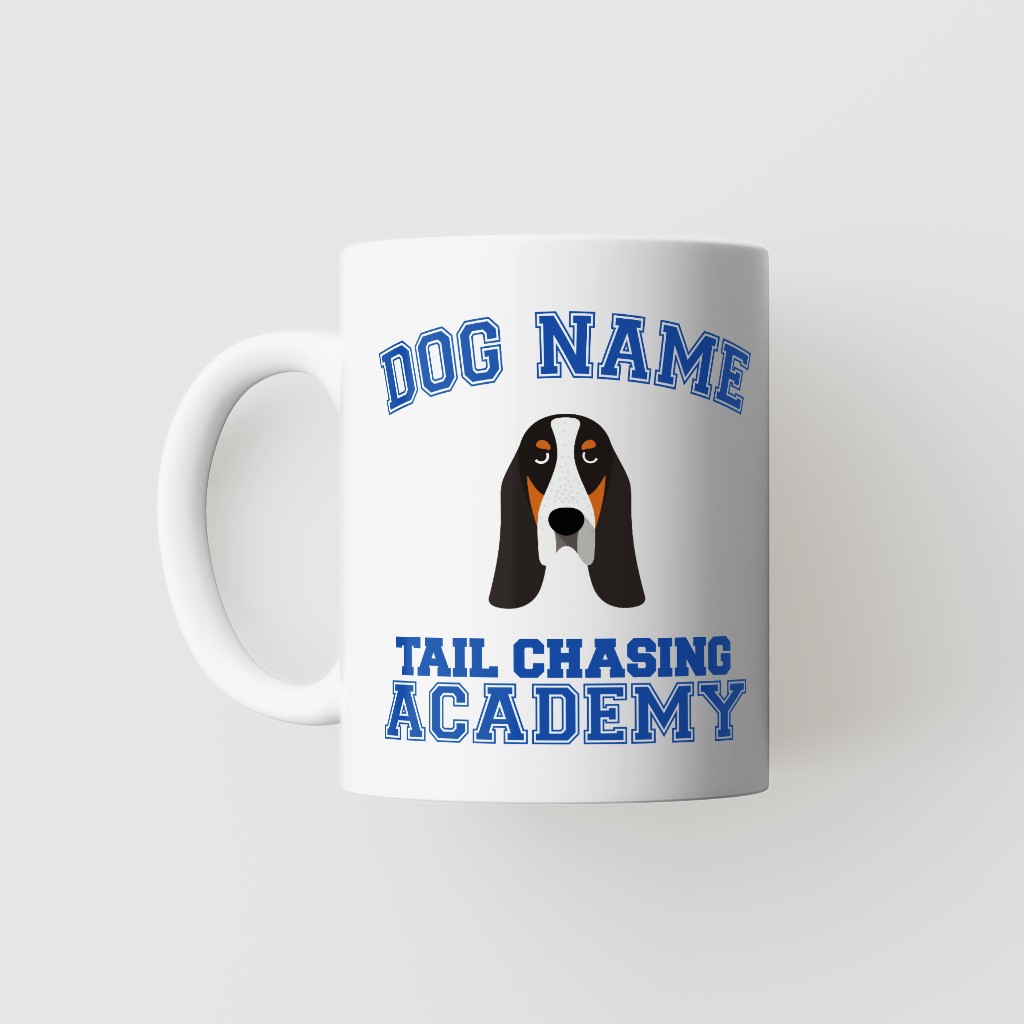 Tail Chasing Academy: Personalized {breedFullName} Mug
