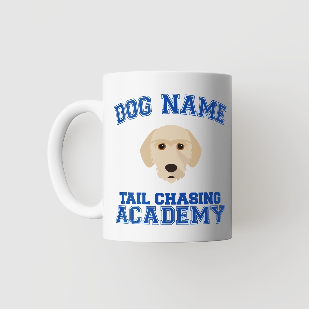Tail Chasing Academy: Personalized {breedFullName} Mug