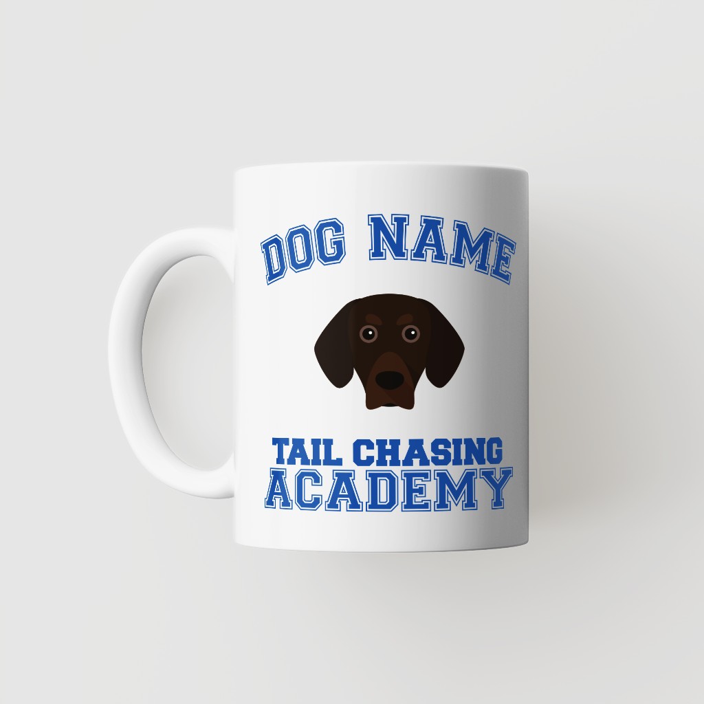 Tail Chasing Academy: Personalized {breedFullName} Mug