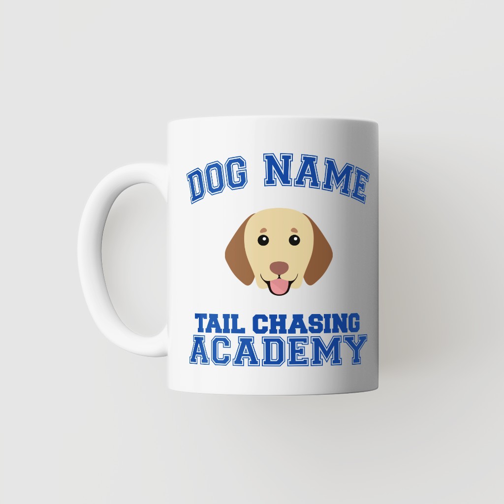 Tail Chasing Academy: Personalised {breedFullName} Mug