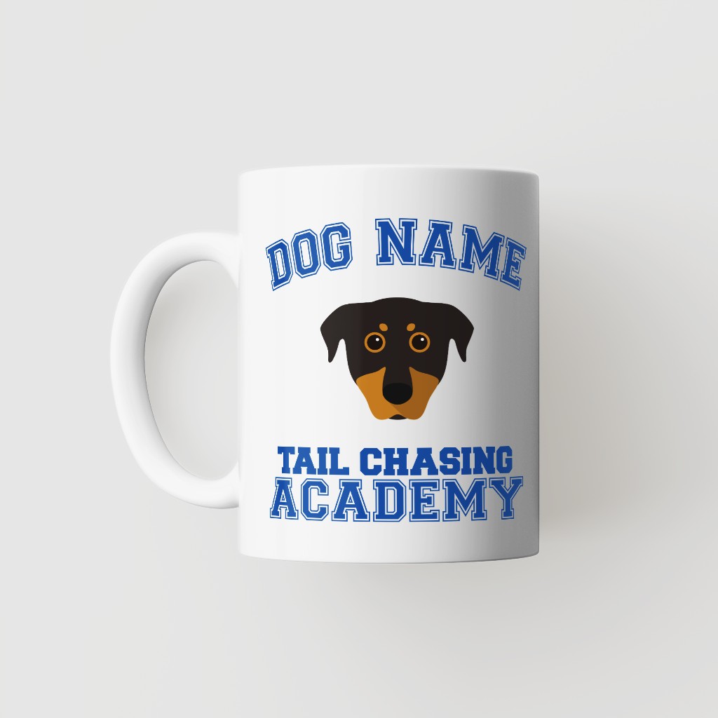 Tail Chasing Academy: Personalised {breedFullName} Mug
