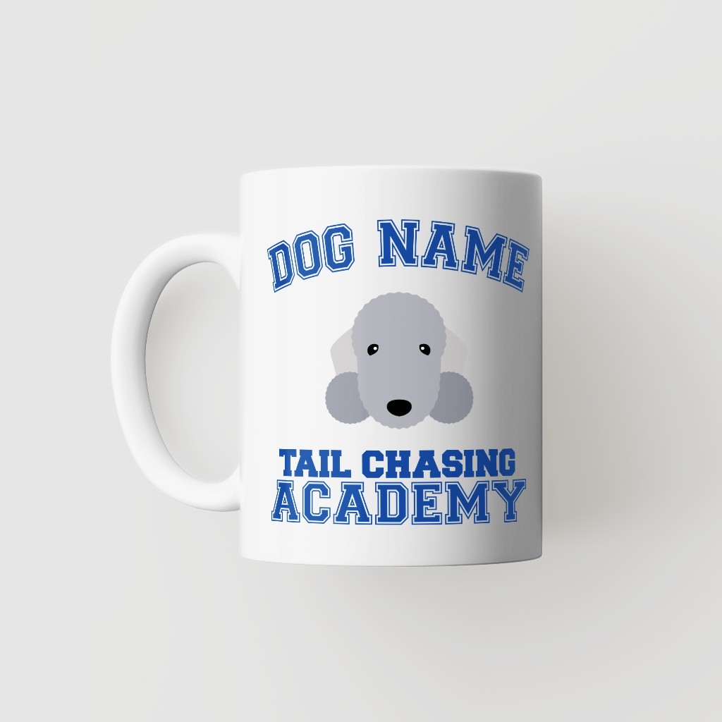 Tail Chasing Academy: Personalized {breedFullName} Mug