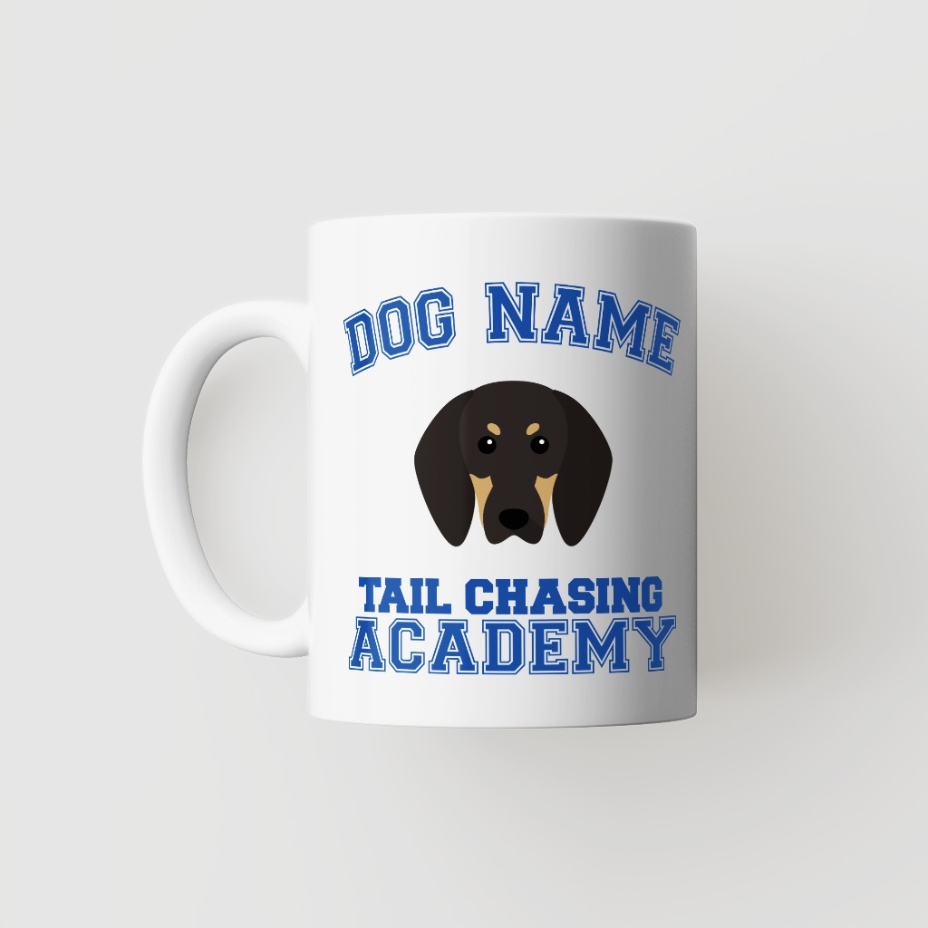 Tail Chasing Academy: Personalized {breedFullName} Mug