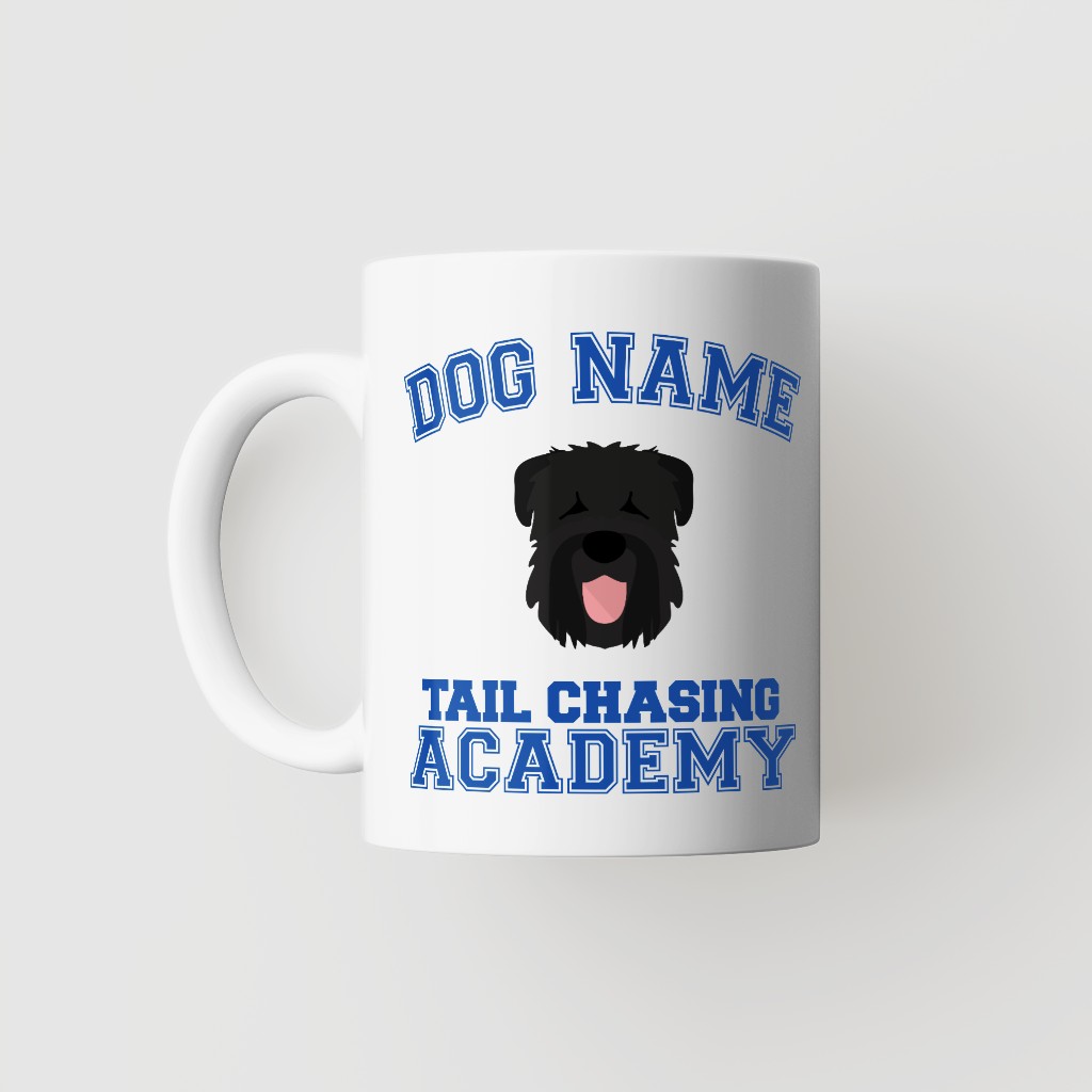 Tail Chasing Academy: Personalized {breedFullName} Mug