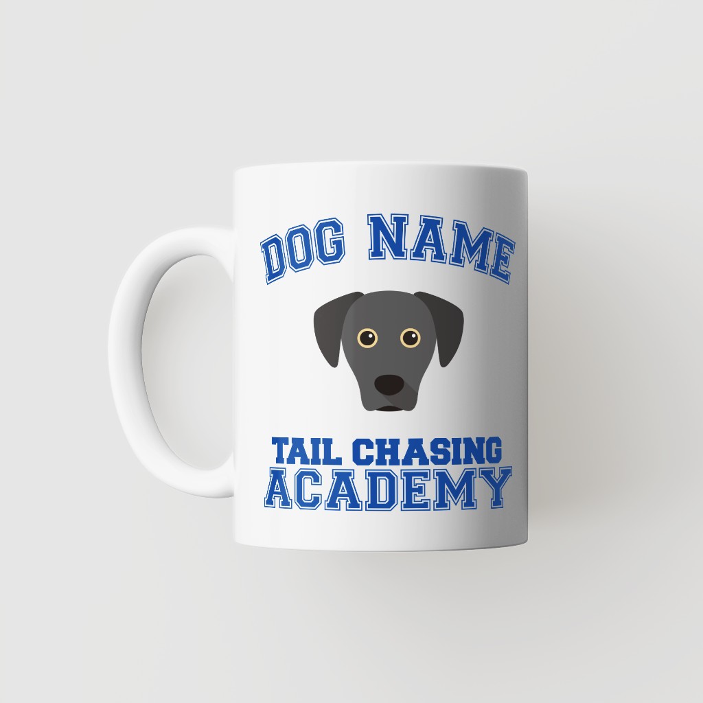 Tail Chasing Academy: Personalized {breedFullName} Mug