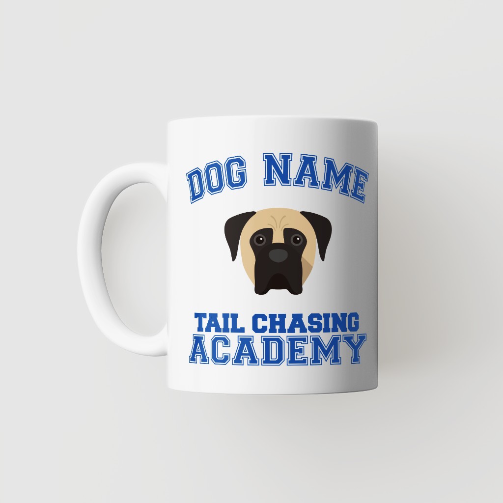 Tail Chasing Academy: Personalized {breedFullName} Mug