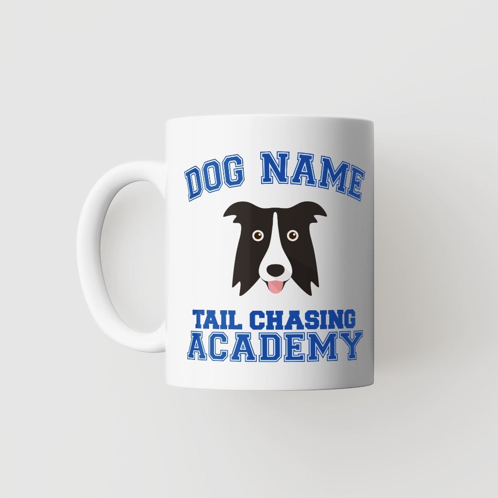 Tail Chasing Academy: Personalized {breedFullName} Mug