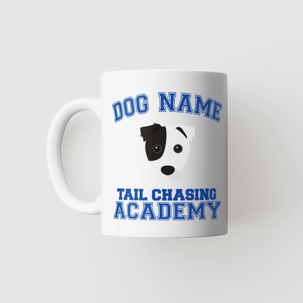 Tail Chasing Academy: Personalized {breedFullName} Mug